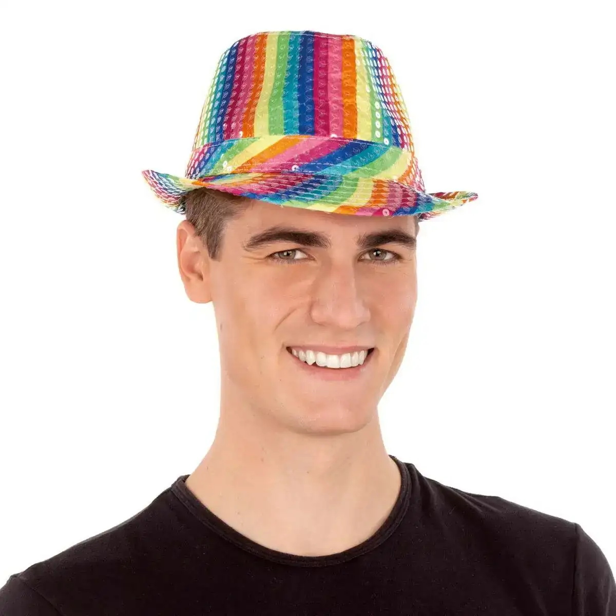 Chapeau rainbow my other me taille unique 58 cm_3562. DIAYTAR COTE D'IVOIRE - Où Choisir est un Acte d'Amour pour le Côte d'Ivoire. Explorez notre boutique en ligne et choisissez des articles qui célèbrent la culture et l'artisanat du pays.