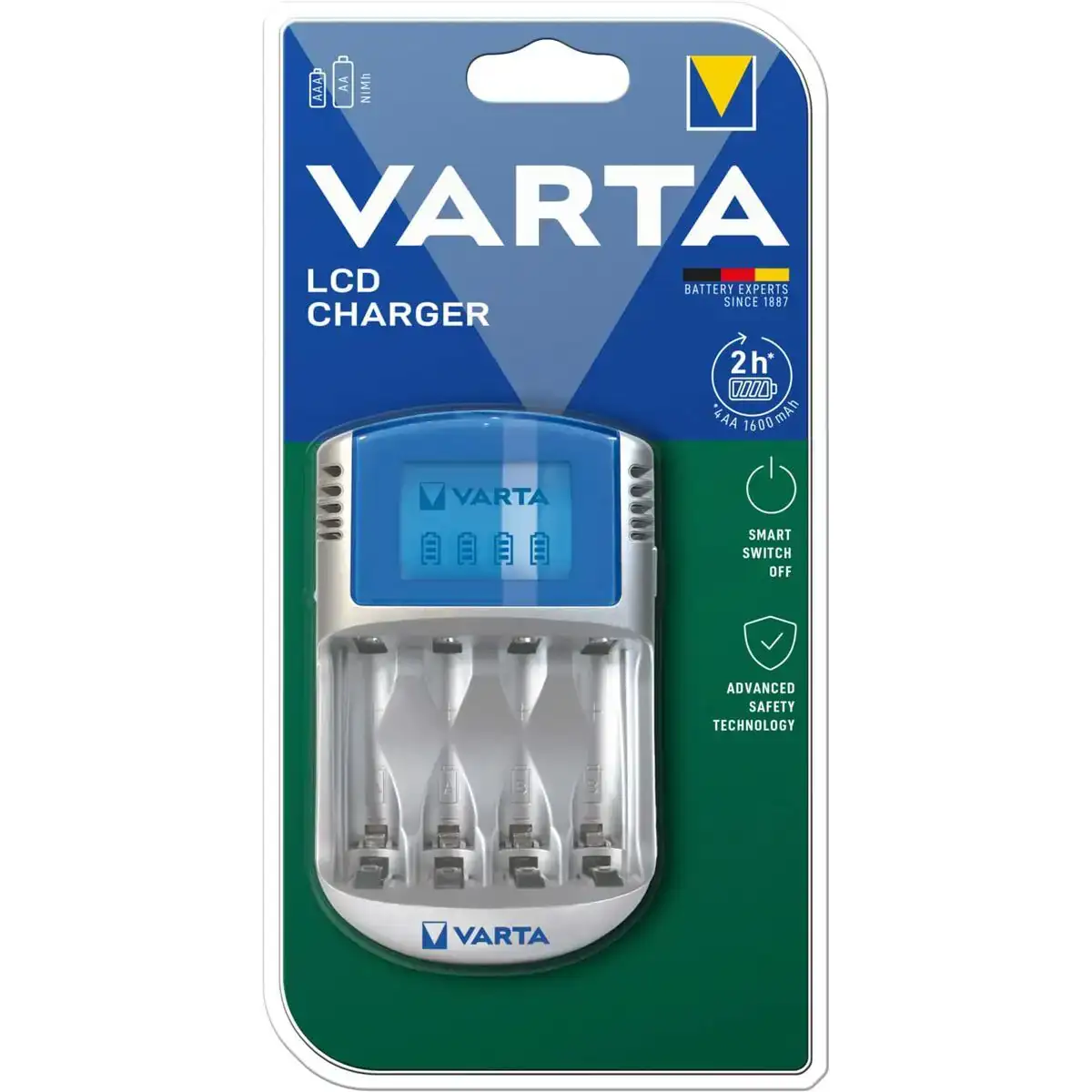 Chargeur de batterie varta 4 batteries aa aaa 12 v_6613. DIAYTAR COTE D'IVOIRE - Votre Compagnon Shopping, Votre Style Unique. Explorez notre boutique en ligne pour dénicher des trésors qui expriment qui vous êtes, de la mode à la maison.