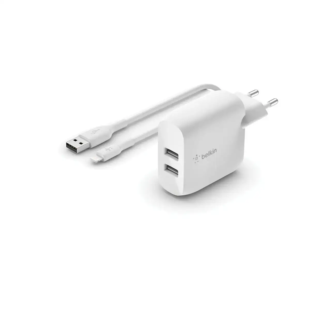 Chargeur mural cable lightning mfi belkin wcd001vf1mwh blanc 24 w_7496. DIAYTAR COTE D'IVOIRE - L'Odyssée du Shopping à Votre Portée. Parcourez notre boutique en ligne et partez à la découverte d'articles qui rendront chaque jour spécial.