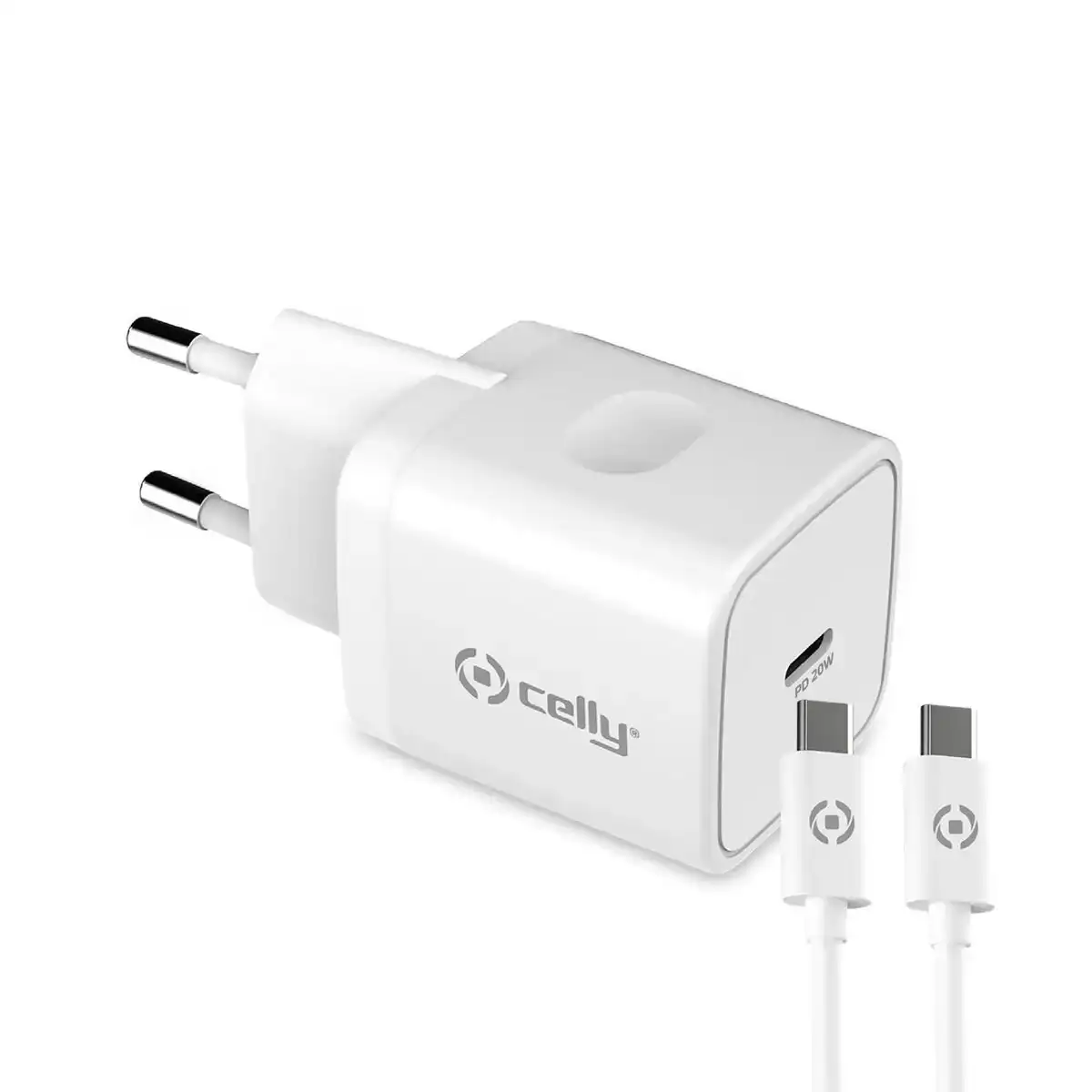 Chargeur mural cable usb c celly blanc 20 w_3503. DIAYTAR COTE D'IVOIRE - L'Univers de l'Élégance Accessible. Plongez dans notre catalogue et choisissez des produits qui allient sophistication et accessibilité pour un shopping exquis.