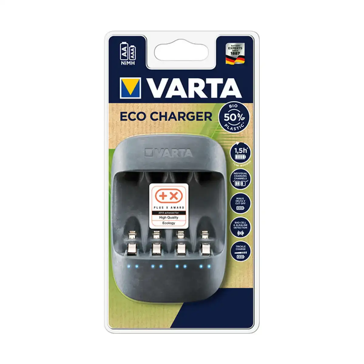 Chargeur piles rechargeables varta 56816 2100 mah 1 2 v 1 v 1 55 v 2 unites _7939. DIAYTAR COTE D'IVOIRE - Votre Destination Shopping Authentique. Explorez notre boutique en ligne et découvrez des trésors qui reflètent l'âme du Côte d'Ivoire, pour une expérience shopping unique.