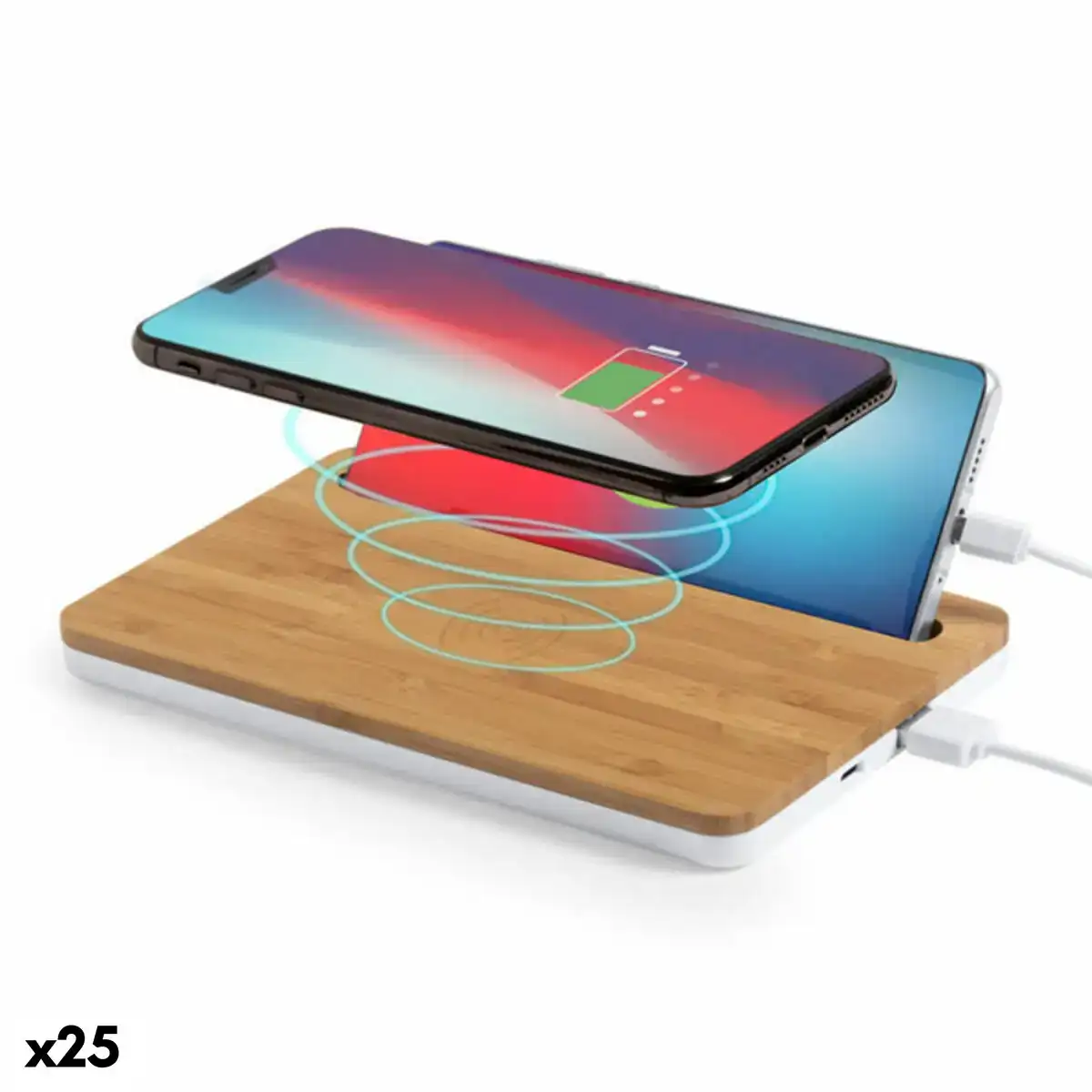 Chargeur sans fil avec support pour mobiles xtra battery 146527 25 unites _1748. DIAYTAR COTE D'IVOIRE - Où Choisir est un Voyage Cultuel. Explorez notre boutique en ligne et découvrez des produits qui célèbrent la richesse et la diversité culturelle du Côte d'Ivoire.