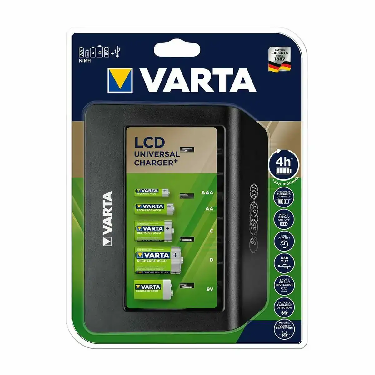 Chargeur varta lcd universal charger 100 240 v 1600 mah_3301. DIAYTAR COTE D'IVOIRE - Là où Chaque Clic Compte. Parcourez notre boutique en ligne et laissez-vous guider vers des trouvailles uniques qui enrichiront votre quotidien.