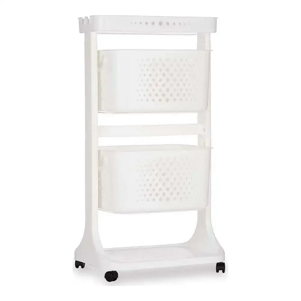 Chariot a legumes blanc polypropylene 33 x 81 x 44 cm _8597. DIAYTAR COTE D'IVOIRE - Votre Portail Vers l'Élégance Accessible. Parcourez notre boutique en ligne pour découvrir des produits qui incarnent le luxe à des prix abordables.
