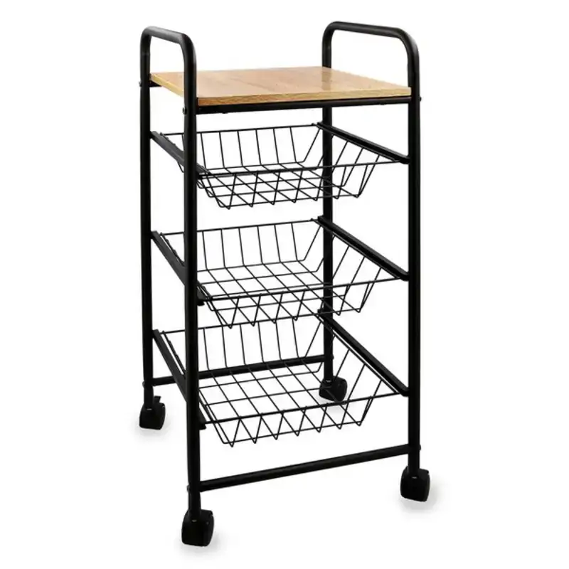 Chariot a legumes quid square metal 34 x 34 x 76 cm _5857. DIAYTAR COTE D'IVOIRE - Votre Portail Vers l'Exclusivité. Explorez notre boutique en ligne pour trouver des produits uniques et exclusifs, conçus pour les amateurs de qualité.