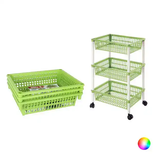Chariot a legumes tontarelli demontable plastique 3 tiroirs 40 x 29 x 62 cm _7537. DIAYTAR COTE D'IVOIRE - L'Odyssée du Shopping à Votre Portée. Parcourez notre boutique en ligne et partez à la découverte d'articles qui rendront chaque jour spécial.