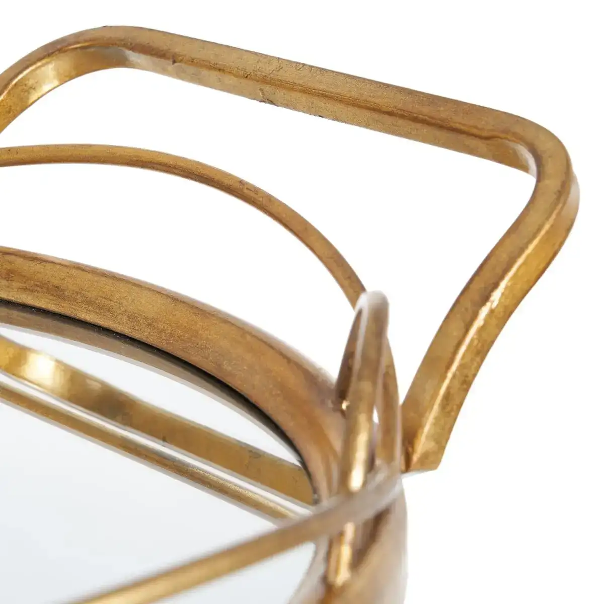 Chariot de cuisine 59 x 46 x 67 cm verre dore metal_9405. DIAYTAR COTE D'IVOIRE - Votre Destination de Shopping Authentique au Côte d'Ivoire. Plongez dans notre boutique en ligne pour découvrir des produits qui célèbrent la riche culture et l'artisanat du pays.