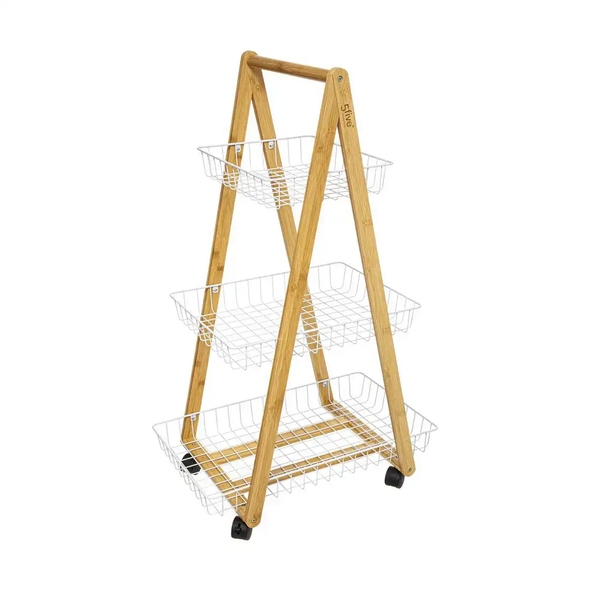 Chariot de cuisine 5five blanc kitchen blanc naturel 55 x 54 5 x 35 5 cm _3603. Bienvenue chez DIAYTAR COTE D'IVOIRE - Là où les Désirs Prendent Vie. Explorez notre boutique en ligne et laissez-vous séduire par des articles qui font écho à vos aspirations et à votre style unique.