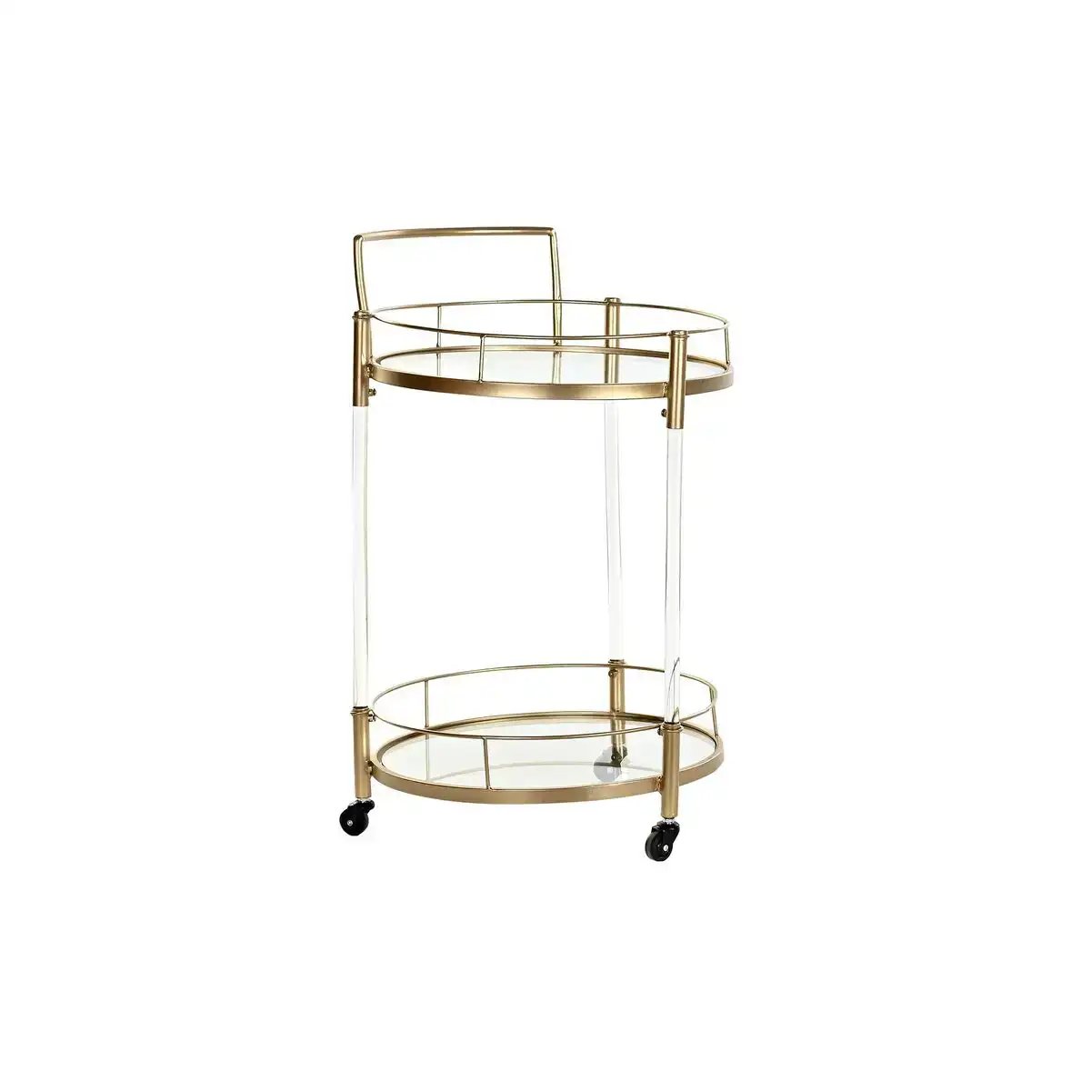 Chariot de cuisine dkd home decor dore metal acrylique 50 x 50 x 80 cm _7166. DIAYTAR COTE D'IVOIRE - Où Choisir est une Célébration. Découvrez notre sélection de produits qui représentent la diversité et la joie du Côte d'Ivoire, à chaque étape de votre vie.