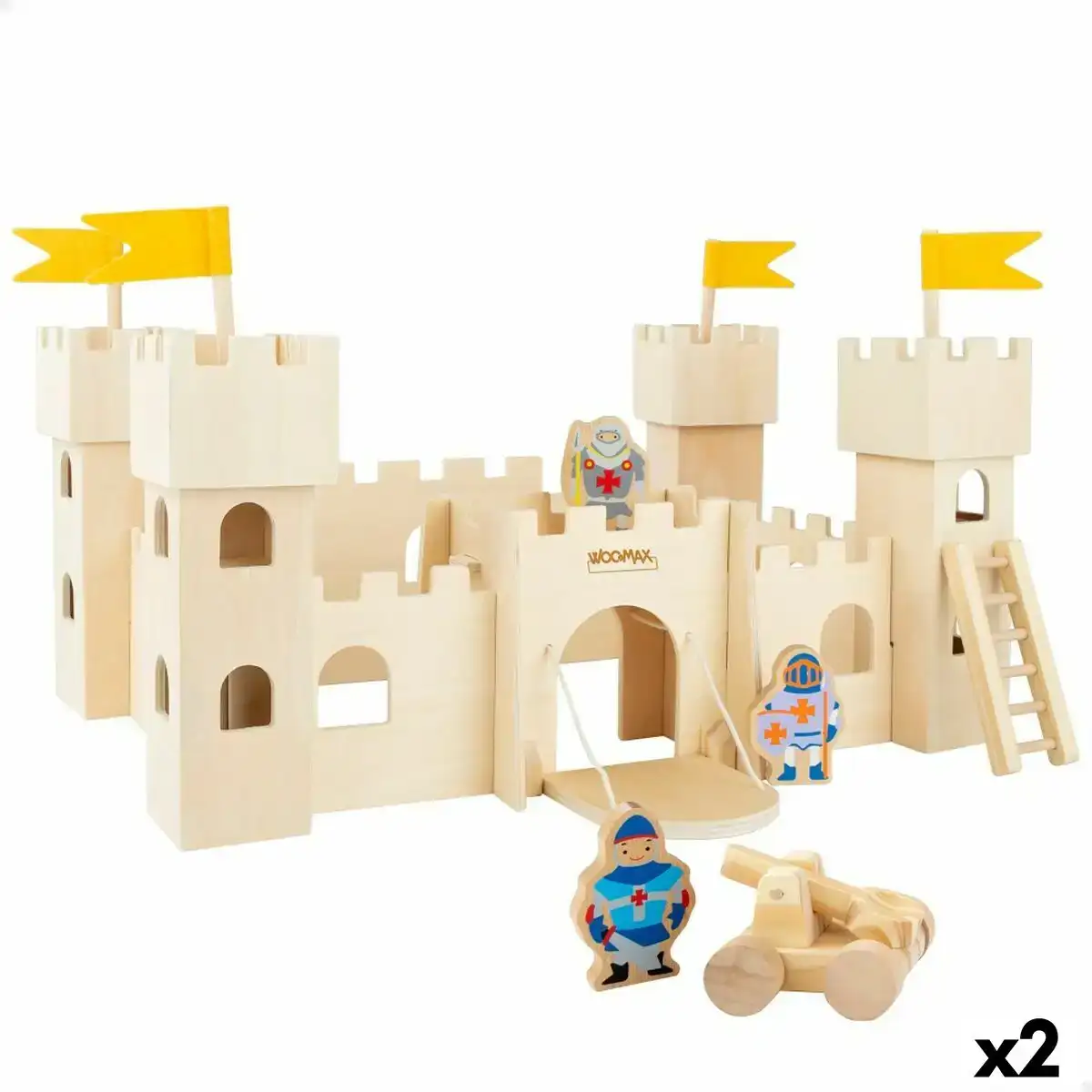 Chateau woomax 9 pieces jouet 2 unites_7889. DIAYTAR COTE D'IVOIRE - Là où la Découverte est au Rendez-vous. Plongez dans notre catalogue et trouvez des articles qui éveilleront votre curiosité et élargiront vos horizons.