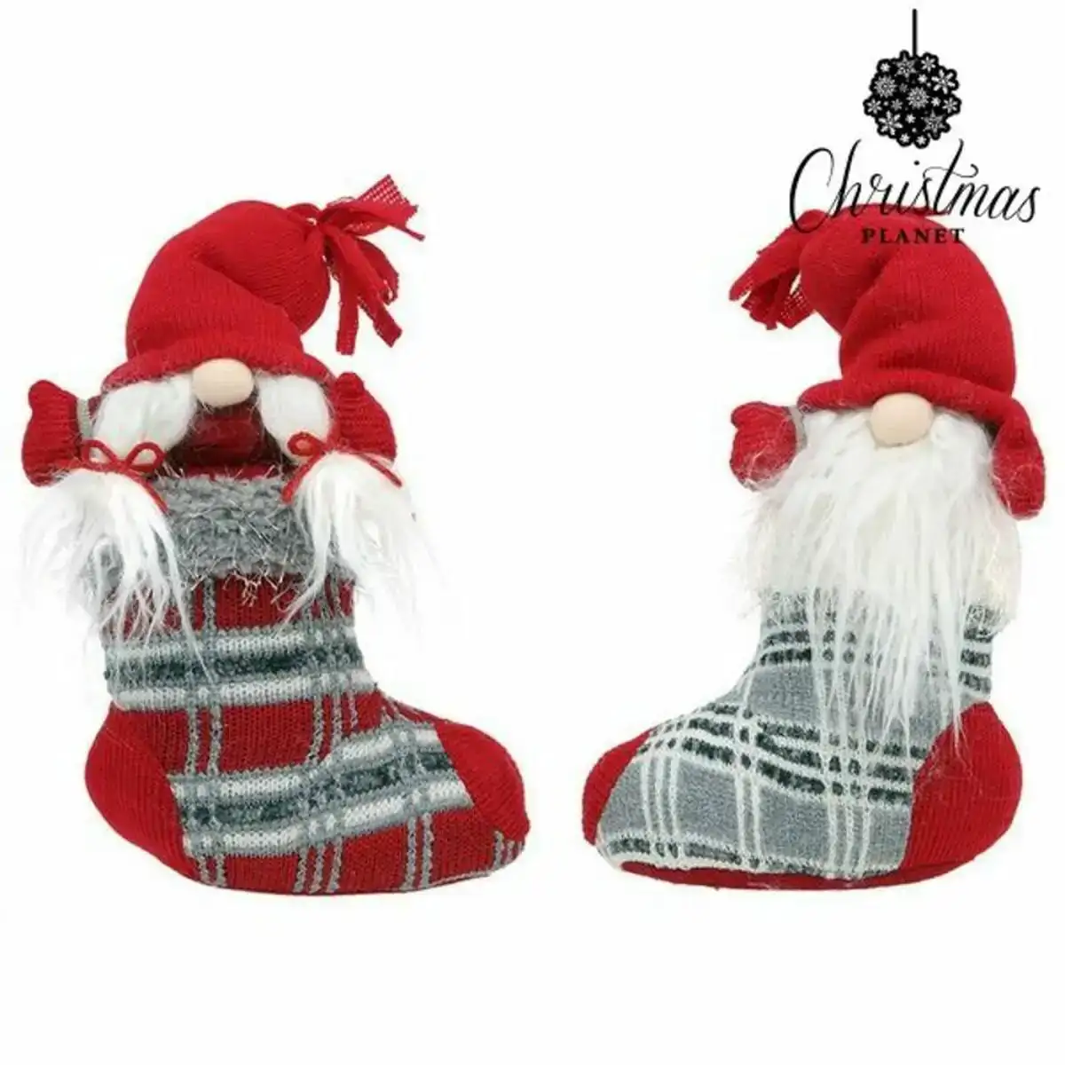Chaussette de noel 34051 rouge 18 x 9 x 27 cm_3979. DIAYTAR COTE D'IVOIRE - Où Choisir est une Célébration. Découvrez notre sélection de produits qui représentent la diversité et la joie du Côte d'Ivoire, à chaque étape de votre vie.