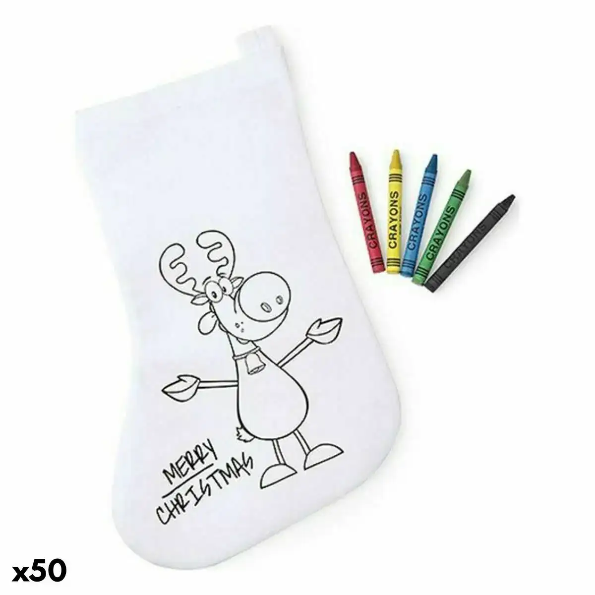 Chaussette de noel a colorier 145141 50 unites _6806. DIAYTAR COTE D'IVOIRE - Où le Shopping est un Plaisir Engagé. Parcourez notre catalogue et choisissez des produits qui respectent vos valeurs et vos attentes.