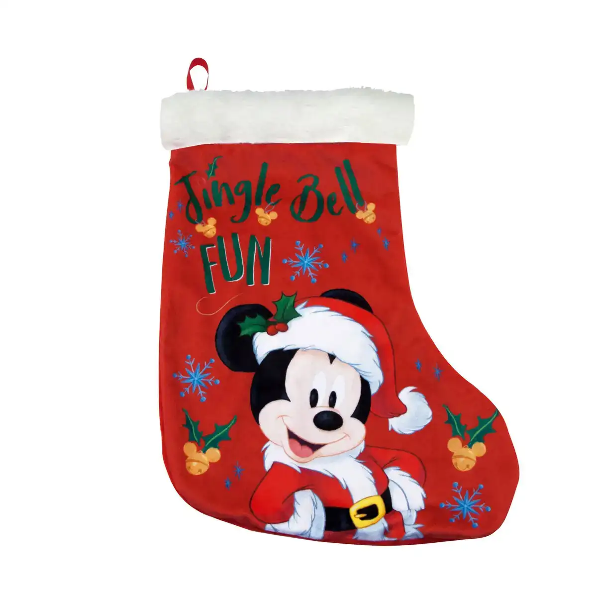 Chaussette de noel mickey mouse happy smiles 42 cm polyester_6163. Bienvenue sur DIAYTAR COTE D'IVOIRE - Où Chaque Produit a son Charme. Explorez notre sélection minutieuse et trouvez des articles qui vous séduisent et vous inspirent.