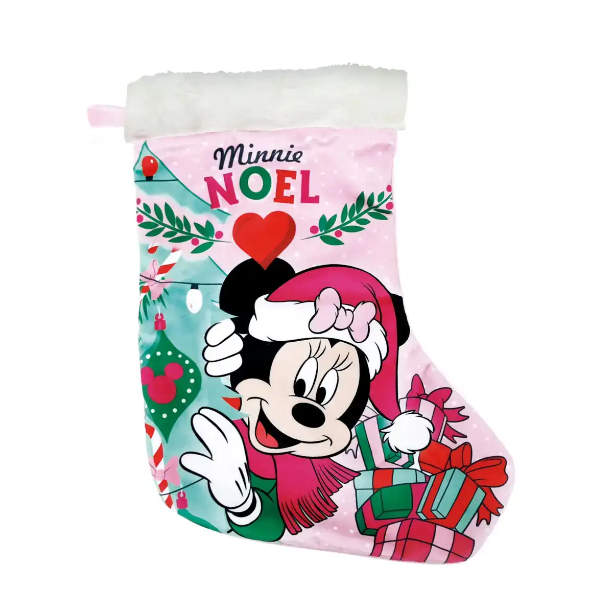 Chaussette de noel minnie mouse lucky_6324. DIAYTAR COTE D'IVOIRE - Votre Destination de Shopping Authentique au Côte d'Ivoire. Plongez dans notre boutique en ligne pour découvrir des produits qui célèbrent la riche culture et l'artisanat du pays.