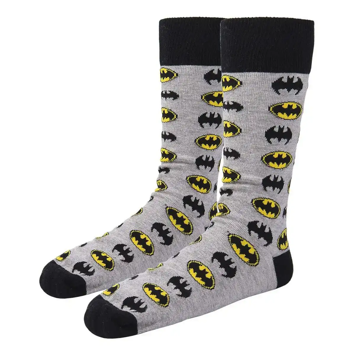 Chaussettes batman unisexe gris clair_9299. Plongez dans l'Expérience DIAYTAR COTE D'IVOIRE - Où Chaque Produit a une Histoire. Explorez notre boutique en ligne pour trouver des articles qui incarnent la passion et la créativité du Côte d'Ivoire.