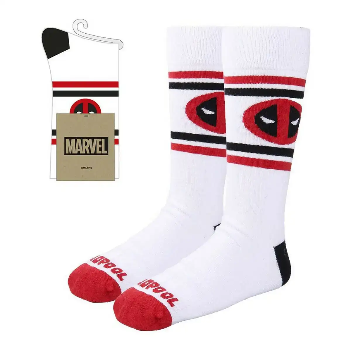 Chaussettes deadpool blanc_7111. Bienvenue chez DIAYTAR COTE D'IVOIRE - Où Choisir est un Voyage. Plongez dans notre plateforme en ligne pour trouver des produits qui ajoutent de la couleur et de la texture à votre quotidien.