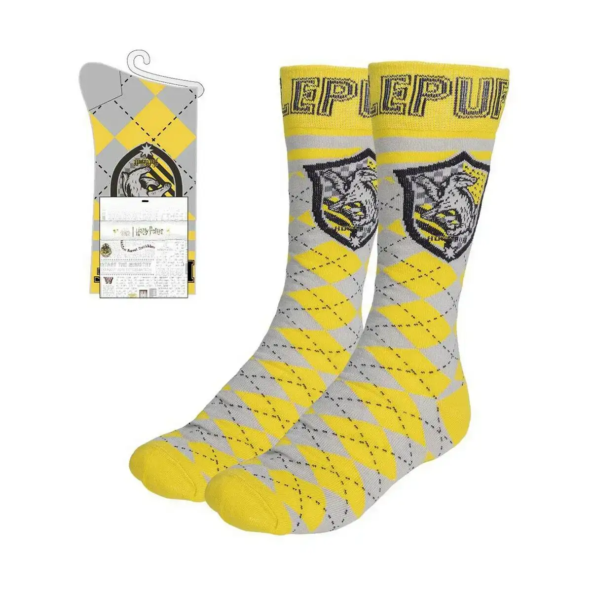 Chaussettes harry potter jaune_8552. DIAYTAR COTE D'IVOIRE - Là où Vos Rêves Prendent Forme. Plongez dans notre catalogue diversifié et trouvez des produits qui enrichiront votre quotidien, du pratique à l'exceptionnel.
