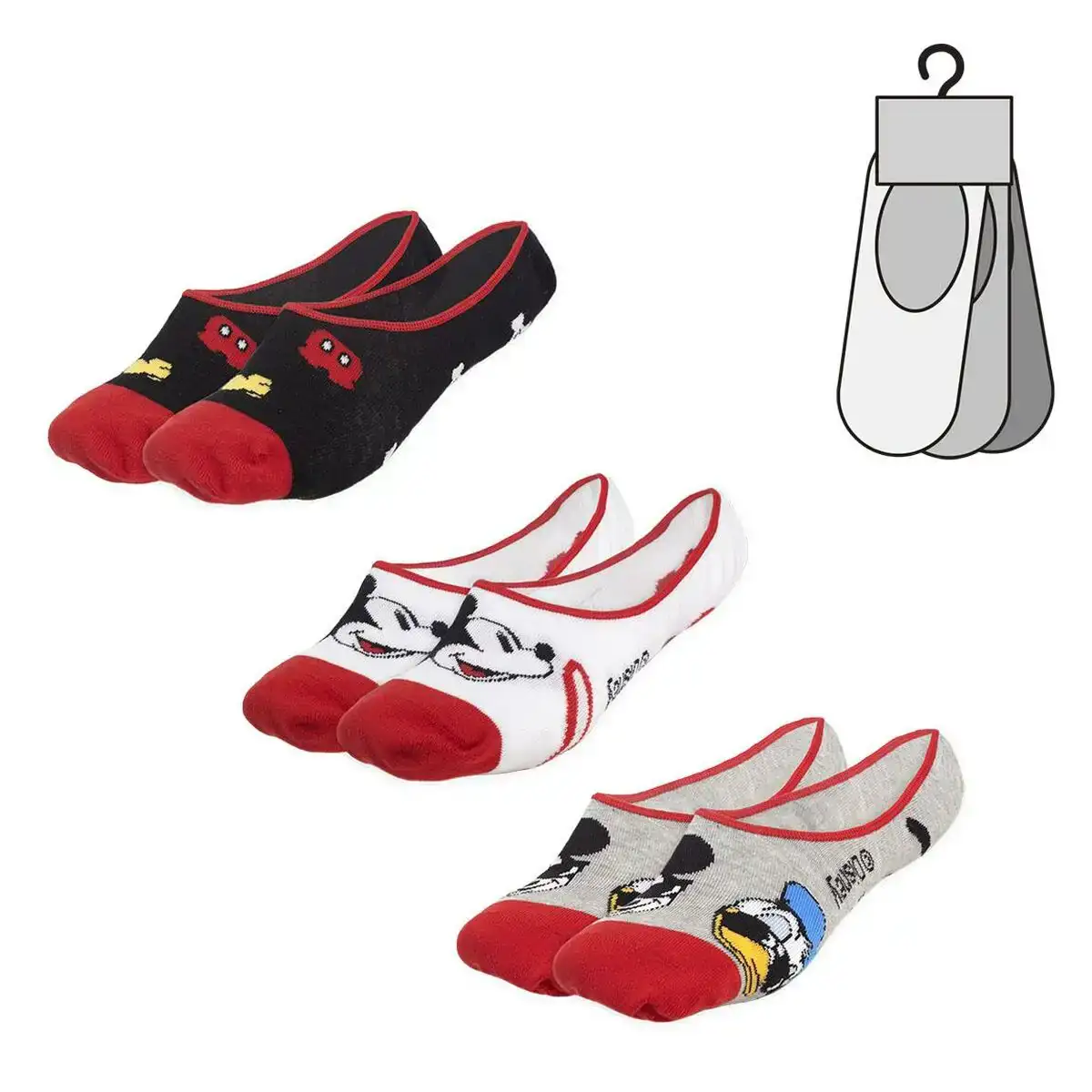 Chaussettes mickey mouse unisexe 3 paires_5681. DIAYTAR COTE D'IVOIRE - Où Chaque Achat Raconte une Histoire. Parcourez notre boutique en ligne pour trouver des articles qui évoquent le savoir-faire et la tradition du Côte d'Ivoire.