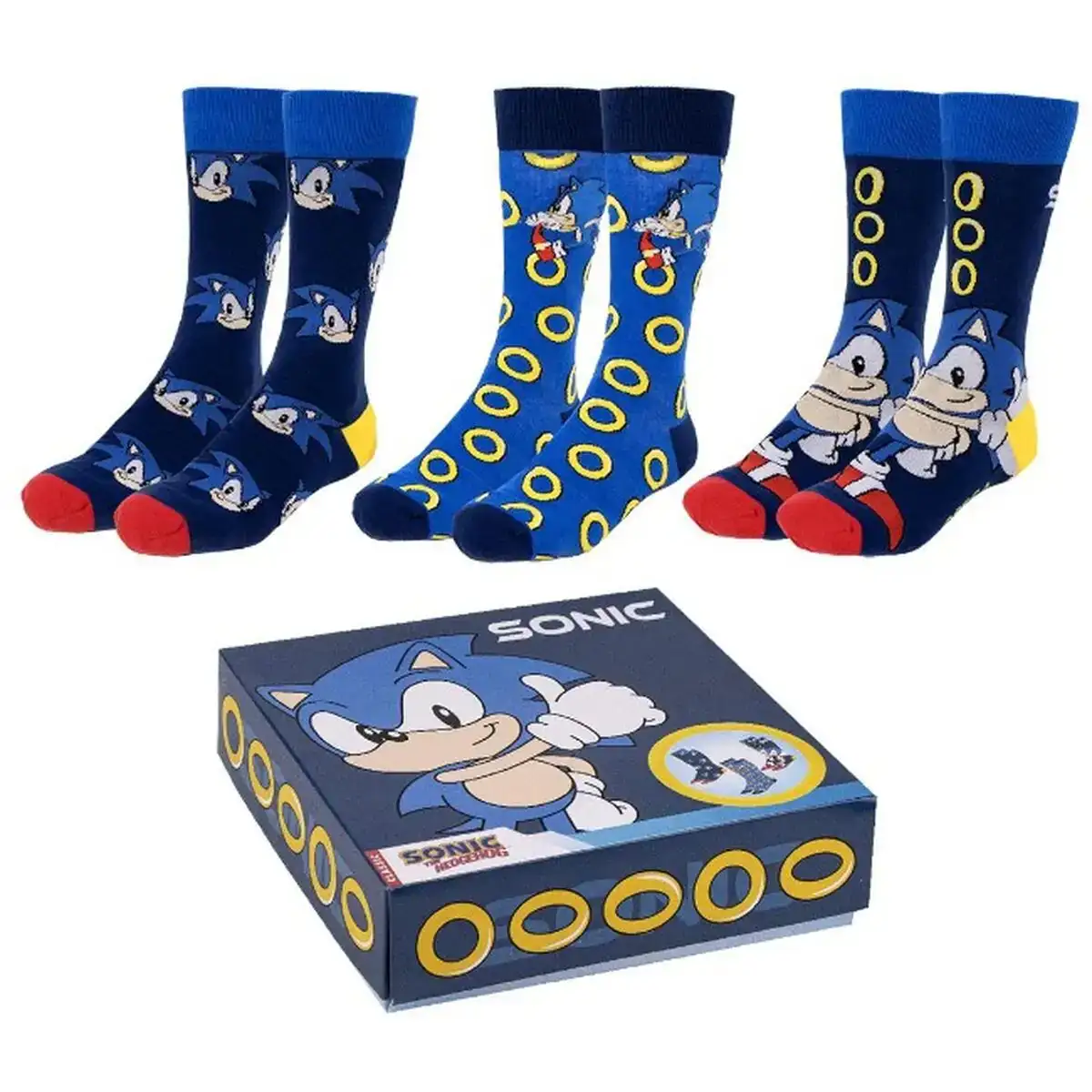 Chaussettes sonic 3 pieces 40 46_5214. Entrez dans l'Univers de DIAYTAR COTE D'IVOIRE - Où Choisir est un Plaisir. Explorez notre gamme variée et trouvez des articles qui parlent à votre cœur et à votre style.
