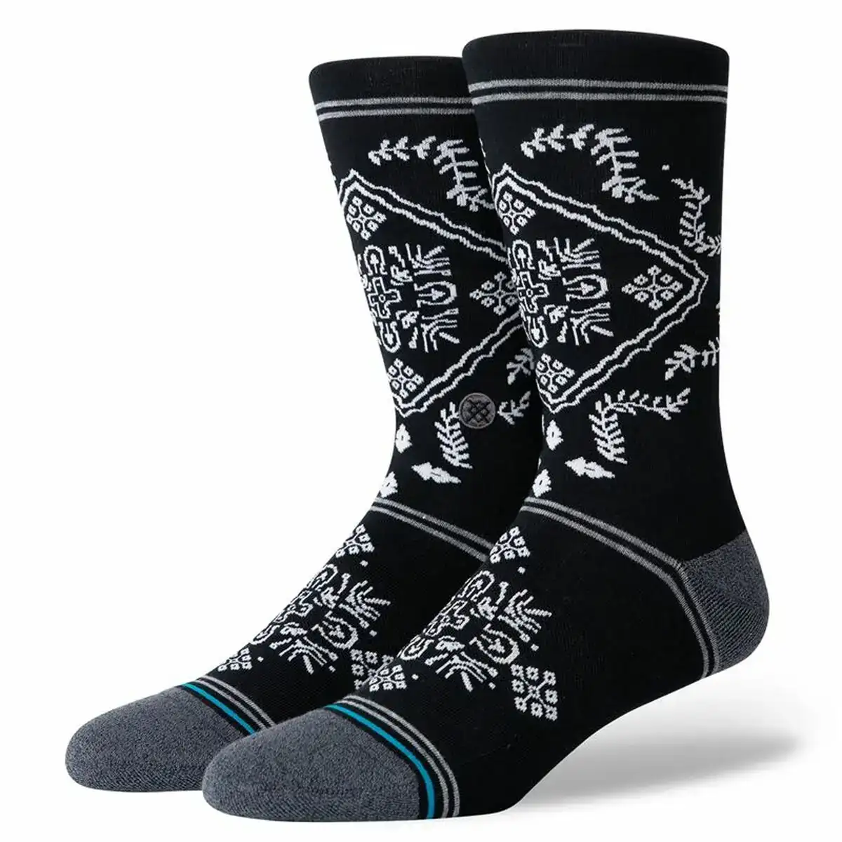 Chaussettes stance bandero noir_3815. DIAYTAR COTE D'IVOIRE - L'Art de Vivre le Shopping Authentique. Découvrez notre boutique en ligne et trouvez des produits qui célèbrent la culture et l'héritage du Côte d'Ivoire.
