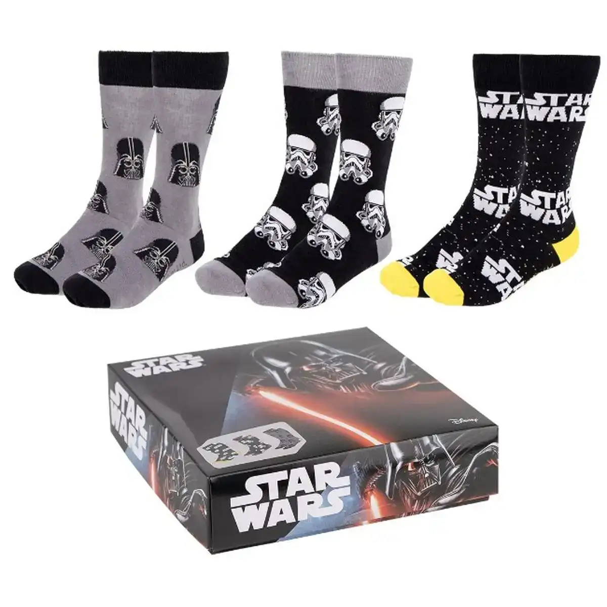 Chaussettes star wars 3 pieces 40 46_4429. Entrez dans l'Univers de DIAYTAR COTE D'IVOIRE - Où Choisir est un Plaisir. Explorez notre catalogue diversifié et trouvez des articles qui reflètent vos goûts et votre personnalité.