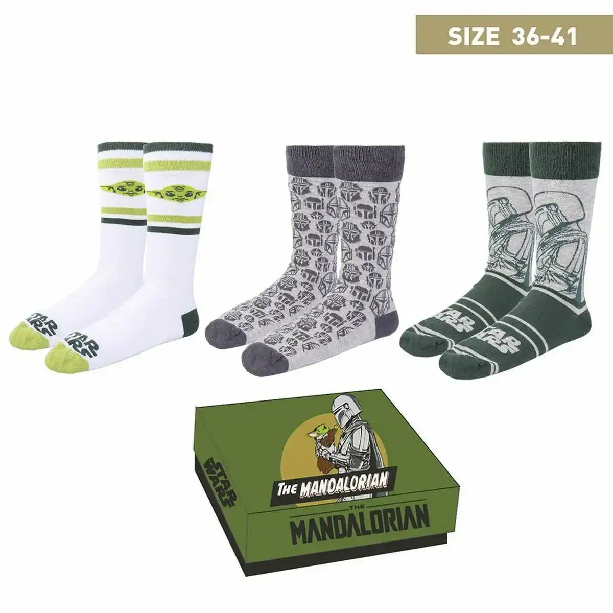 Chaussettes the mandalorian 2200009310_t3638 c81 3 paires multicouleur_1037. Bienvenue sur DIAYTAR COTE D'IVOIRE - Là où le Shopping Devient une Aventure. Explorez notre catalogue et dénichez des trésors qui élargiront votre horizon shopping.