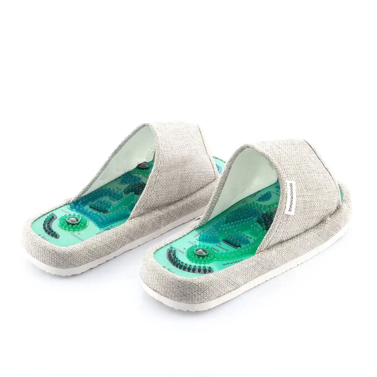 Chaussons d acupression magnetique massers innovagoods_5953. DIAYTAR COTE D'IVOIRE - Votre Passage vers la Découverte. Explorez notre boutique en ligne pour trouver des trésors qui vous attendent, du traditionnel à l'avant-garde.