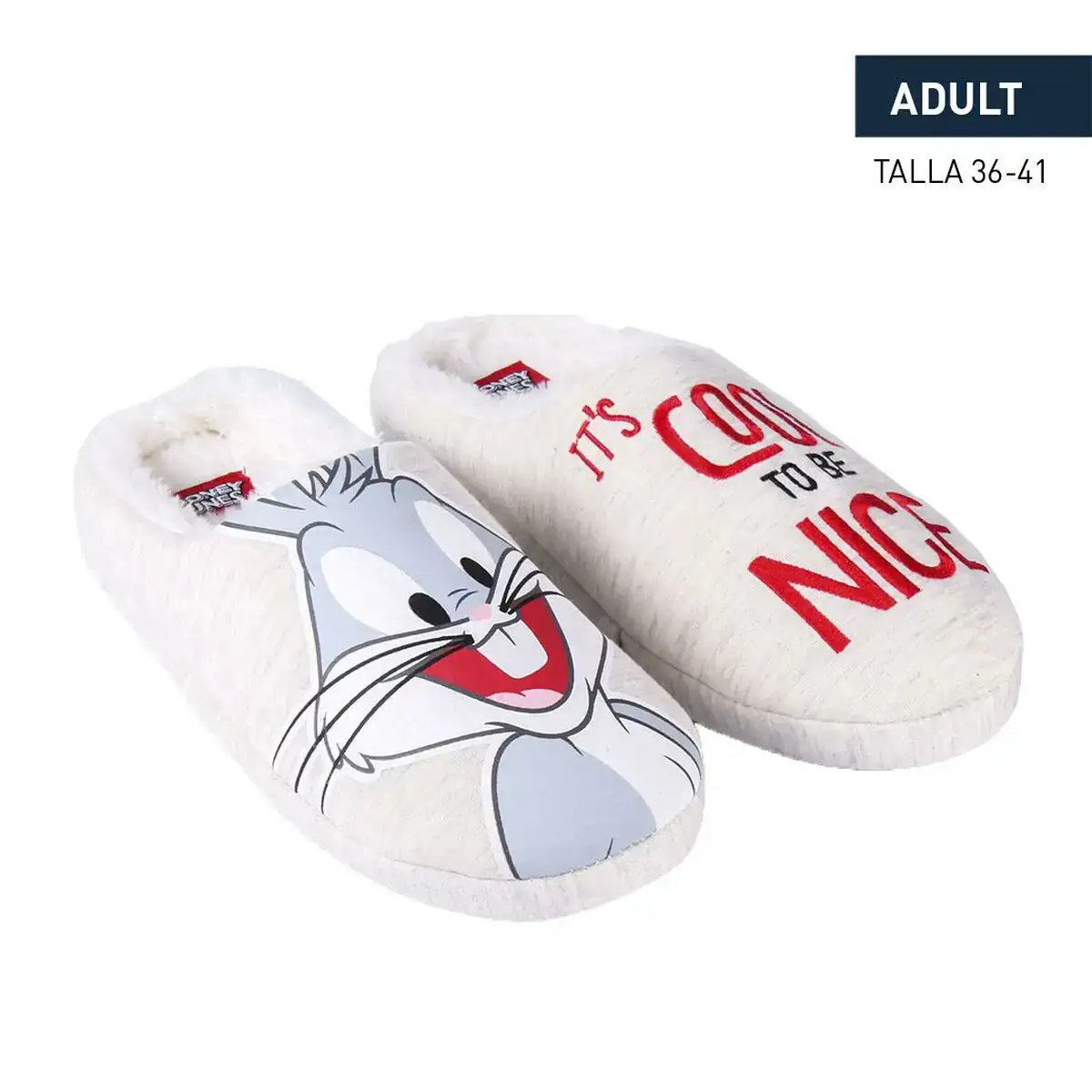 Chaussons looney tunes gris clair_6343. DIAYTAR COTE D'IVOIRE - Votre Destination pour un Shopping Unique. Parcourez notre catalogue et trouvez des articles qui expriment votre singularité et votre style.