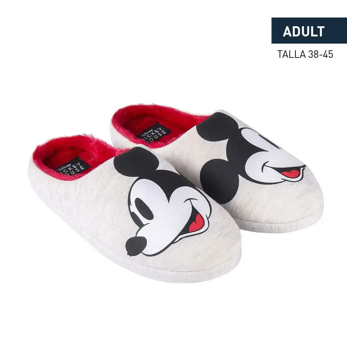 Chaussons mickey mouse polyester gris clair tpr_3836. DIAYTAR COTE D'IVOIRE - Votre Passage Vers l'Excellence Shopping. Découvrez un catalogue en ligne qui offre une expérience d'achat exceptionnelle, avec des produits soigneusement sélectionnés pour satisfaire tous les goûts.