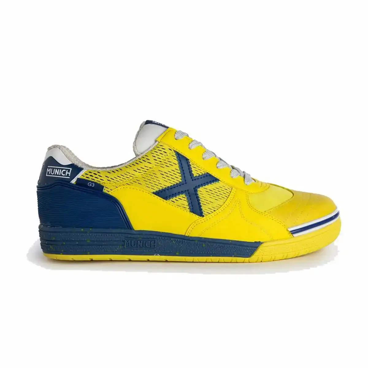 Chaussures de futsal pour adultes munich g 3 indoor 362 jaune bleu homme_8467. DIAYTAR COTE D'IVOIRE - Votre Destination Shopping Inspirante. Explorez notre catalogue pour trouver des articles qui stimulent votre créativité et votre style de vie.