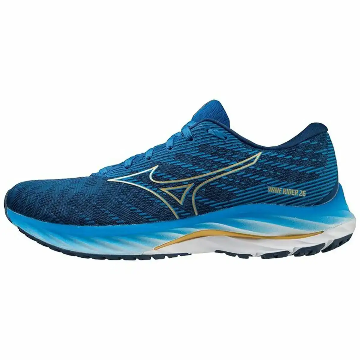 Chaussures de running pour adultes mizuno wave rider 26 bleu homme_6204. DIAYTAR COTE D'IVOIRE - Là où Chaque Produit Évoque une Émotion. Parcourez notre catalogue et choisissez des articles qui vous touchent et qui enrichissent votre expérience.