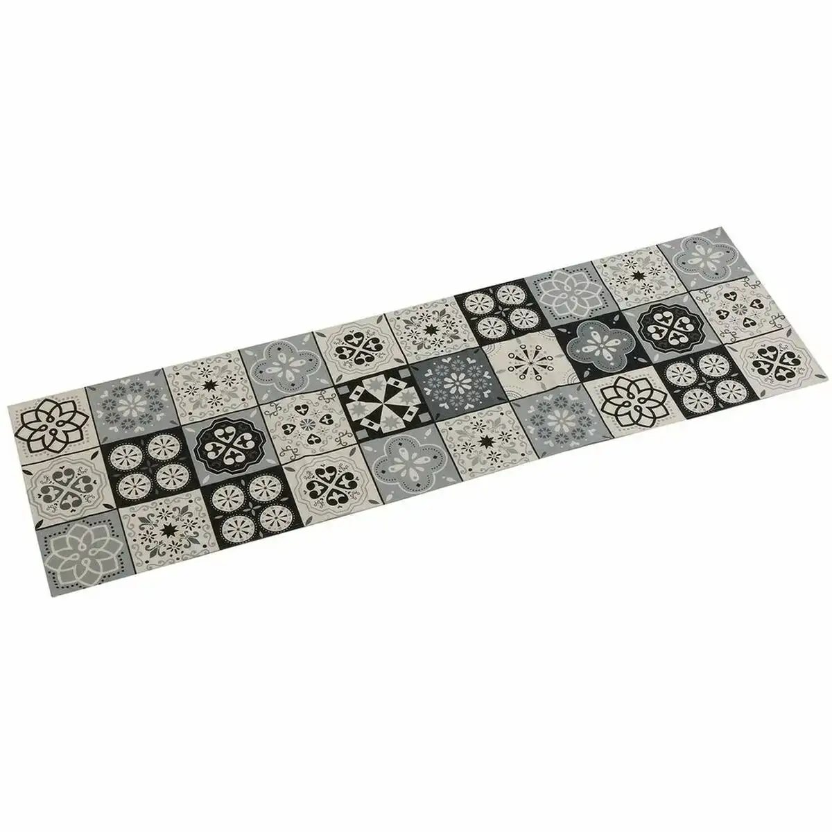 Chemin de table versa mosaique noir polyester 44 5 x 0 5 x 154 cm _1424. DIAYTAR COTE D'IVOIRE - L'Art de Choisir, l'Art de S'émerveiller. Explorez notre gamme de produits et laissez-vous émerveiller par des créations authentiques et des designs modernes.