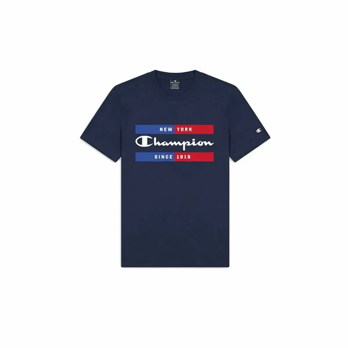 Chemisette champion crewneck bleu homme_1554. DIAYTAR COTE D'IVOIRE - Votre Destination Shopping Authentique. Explorez notre boutique en ligne et découvrez des trésors qui reflètent l'âme du Côte d'Ivoire, pour une expérience shopping unique.