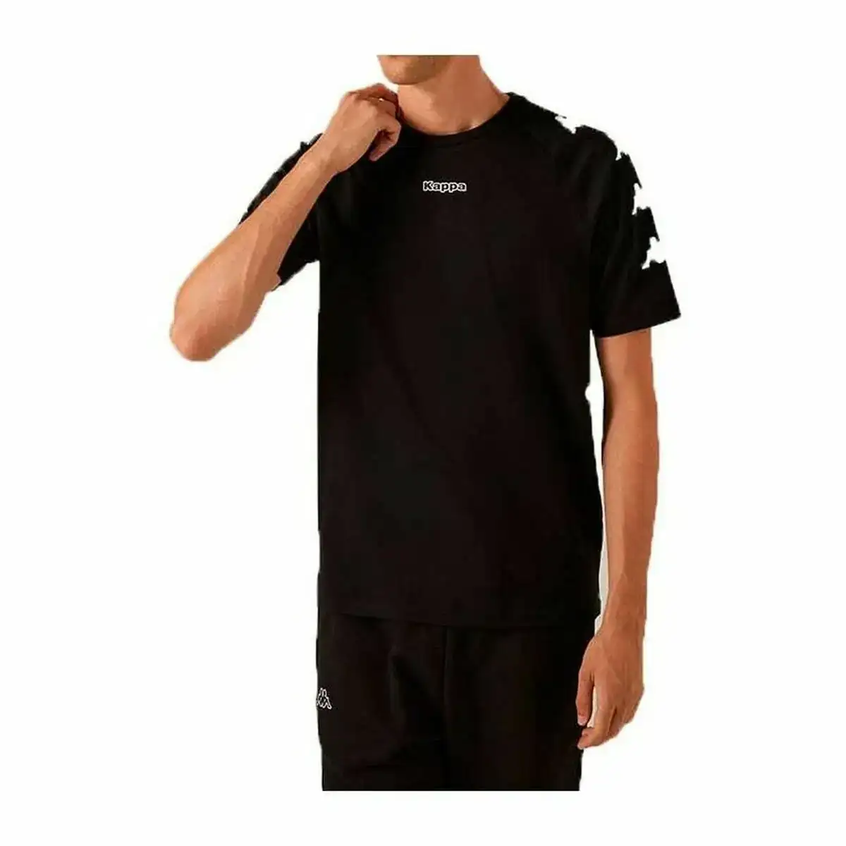 Chemisette kappa klaky noir homme_6280. DIAYTAR COTE D'IVOIRE - Votre Marché Virtuel au Côte d'Ivoire. Parcourez notre boutique en ligne pour trouver des trésors cachés, des articles indispensables du quotidien aux joyaux artistiques.