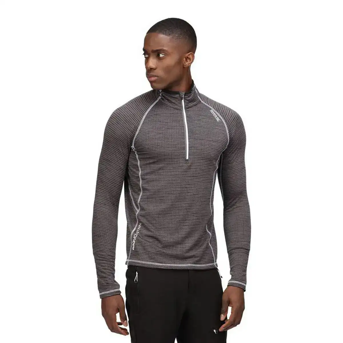 Chemisette regatta yonder half zip noir gris fonce_5150. DIAYTAR COTE D'IVOIRE - Où la Tradition s'Harmonise avec le Moderne. Parcourez notre gamme diversifiée et choisissez des produits qui révèlent l'âme du Côte d'Ivoire.