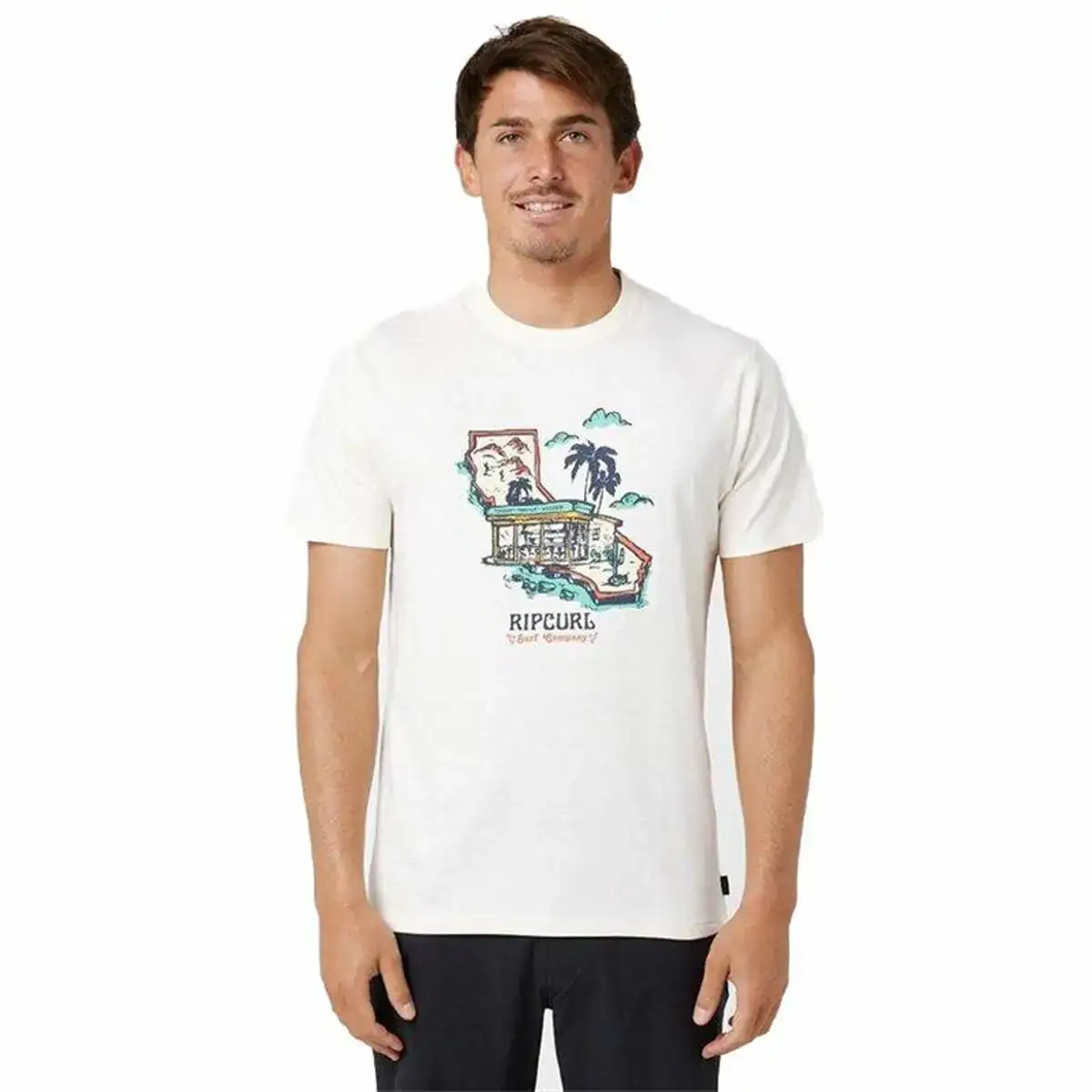 Chemisette rip curl framed blanc homme_4255. Entrez dans l'Univers de DIAYTAR COTE D'IVOIRE - Où Choisir est un Voyage. Explorez notre gamme diversifiée et trouvez des articles qui répondent à tous vos besoins et envies.