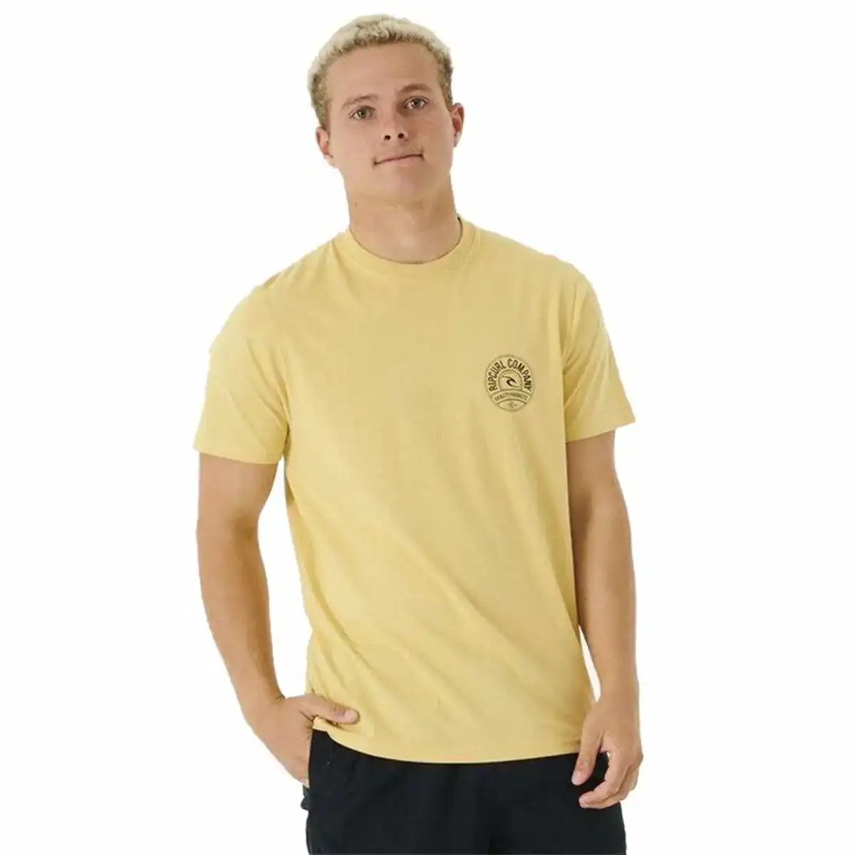 Chemisette rip curl stapler jaune homme_3134. DIAYTAR COTE D'IVOIRE - Où Choisir est un Plaisir Responsable. Explorez notre boutique en ligne et adoptez des produits qui reflètent notre engagement envers la durabilité.