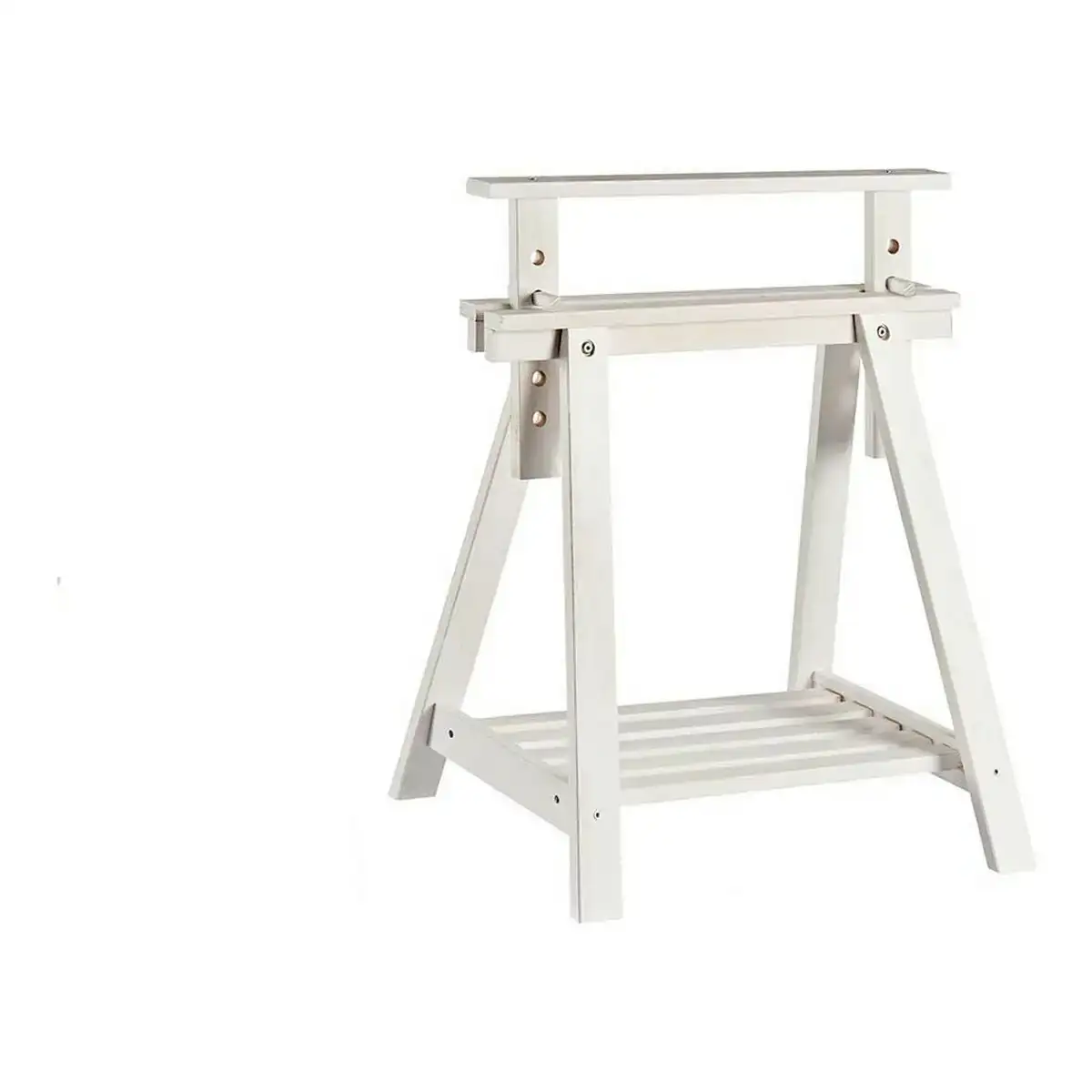 Chevalet blanc bois de pin 70 x 45 x 70 cm _2617. DIAYTAR COTE D'IVOIRE - Où Chaque Détail Compte. Parcourez nos produits soigneusement sélectionnés et choisissez des articles qui correspondent à votre style et à vos valeurs.