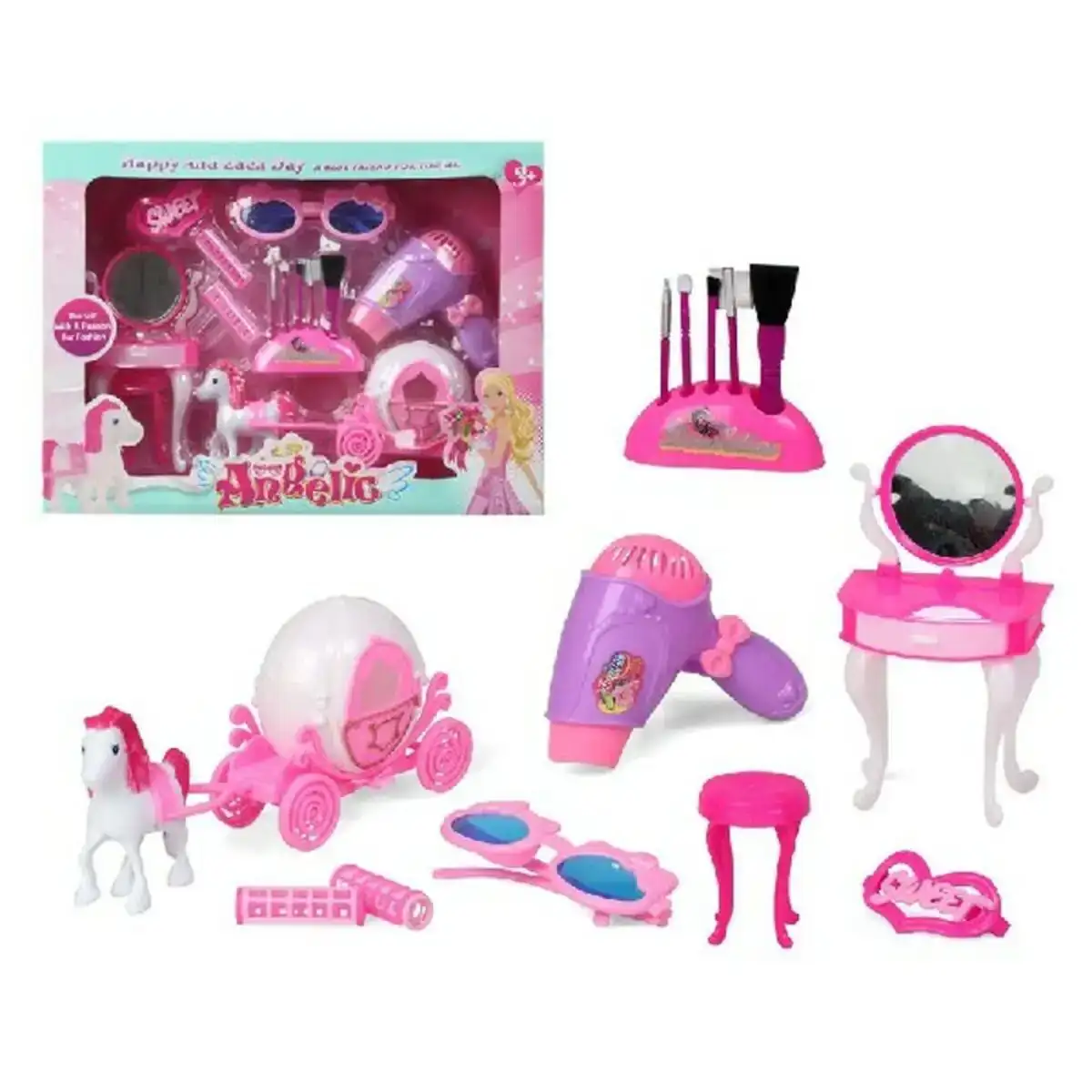 Chevaux angelic 35 x 26 cm 22 pcs _3577. DIAYTAR COTE D'IVOIRE - Votre Passage vers le Chic et l'Élégance. Naviguez à travers notre boutique en ligne pour trouver des produits qui ajoutent une touche sophistiquée à votre style.