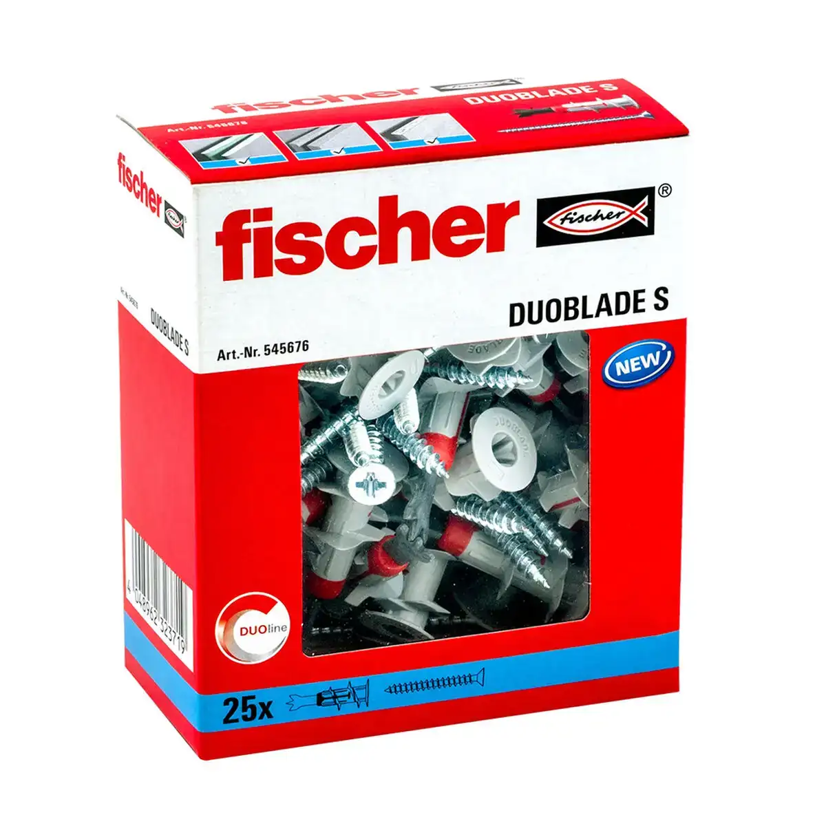 Chevilles et vis fischer 44 mm 25 unites _2650. DIAYTAR COTE D'IVOIRE - Où Choisir Devient une Découverte. Explorez notre boutique en ligne et trouvez des articles qui vous surprennent et vous ravissent à chaque clic.