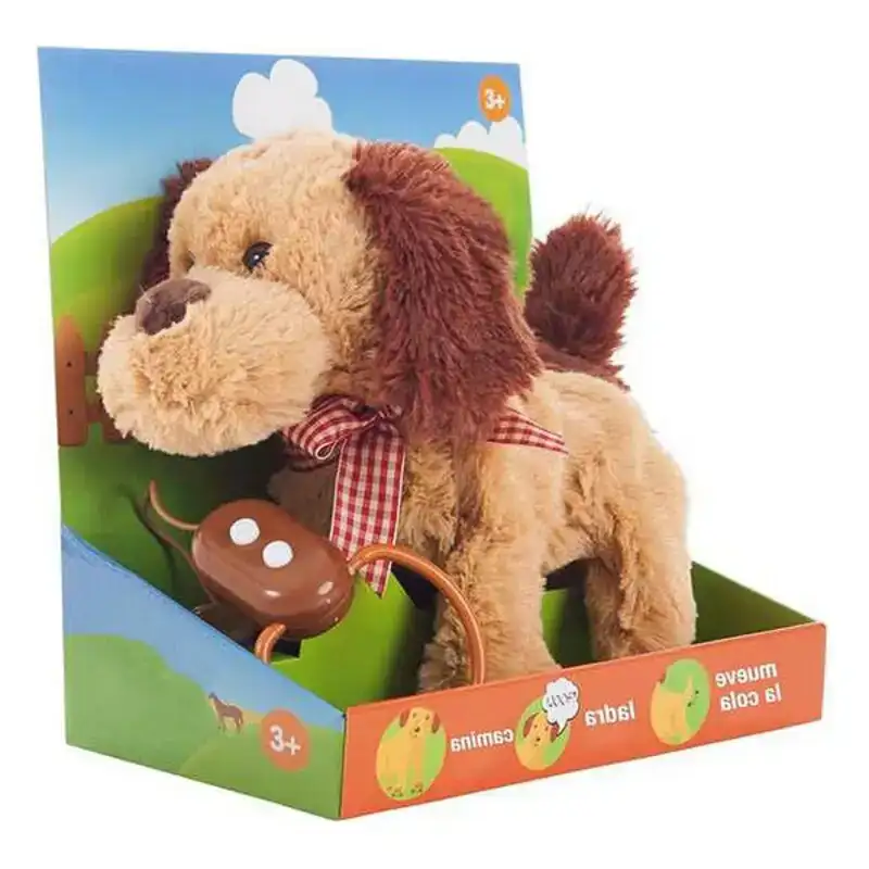 Chien en peluche marron 22 cm_4345. DIAYTAR COTE D'IVOIRE - Où Choisir Devient une Expression de Soi. Découvrez notre boutique en ligne et trouvez des articles qui révèlent votre personnalité et votre style.