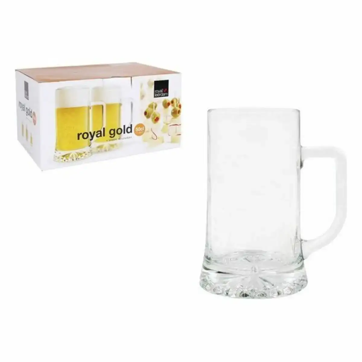 Chope a biere royal leerdam 6 unites dore reconditionne b _4679. Entrez dans l'Univers de DIAYTAR COTE D'IVOIRE - Où Choisir est un Voyage. Explorez notre gamme diversifiée et trouvez des articles qui répondent à tous vos besoins et envies.