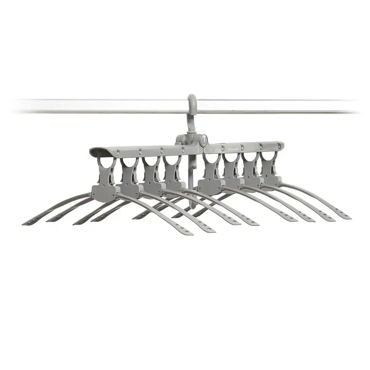 Cintre multiple 8 en 1 spavver innovagoods gris reconditionne a _1303. DIAYTAR COTE D'IVOIRE - L'Art de Trouver ce que Vous Aimez. Plongez dans notre assortiment varié et choisissez parmi des produits qui reflètent votre style et répondent à vos besoins.