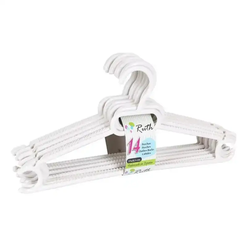 Cintres ruth blanc 14 uds _6361. DIAYTAR COTE D'IVOIRE - Votre Portail Vers l'Exclusivité. Explorez notre boutique en ligne pour découvrir des produits uniques et raffinés, conçus pour ceux qui recherchent l'excellence.