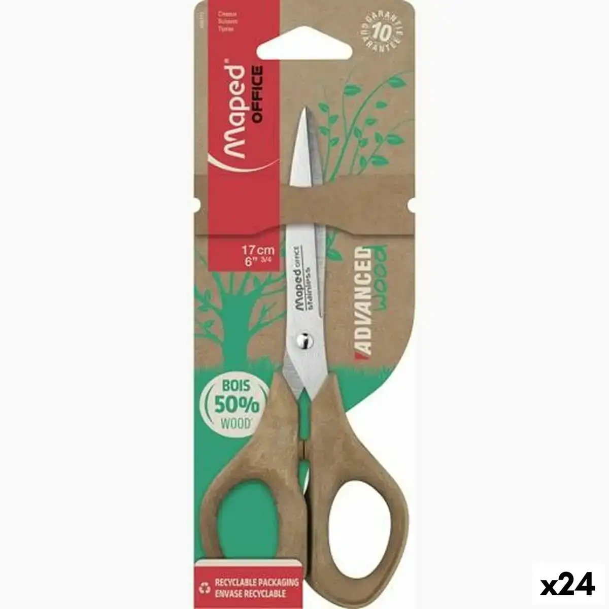 Ciseaux maped advanced wood marron 17 cm 24 unites _1082. DIAYTAR COTE D'IVOIRE - Votre Oasis de Shopping en Ligne. Explorez notre boutique et découvrez des produits qui ajoutent une touche de magie à votre quotidien.