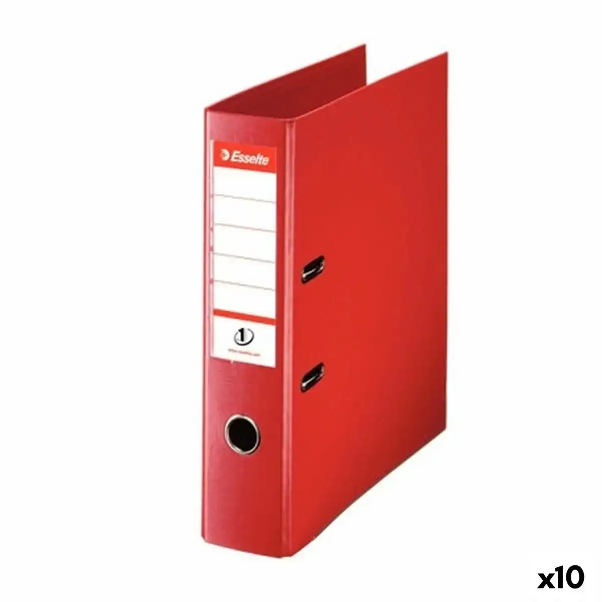 Classeur a levier esselte rouge din a4 10 unites _6140. DIAYTAR COTE D'IVOIRE - L'Art de Choisir, l'Art de Vivre. Explorez notre univers de produits soigneusement sélectionnés pour vous offrir une expérience shopping riche et gratifiante.