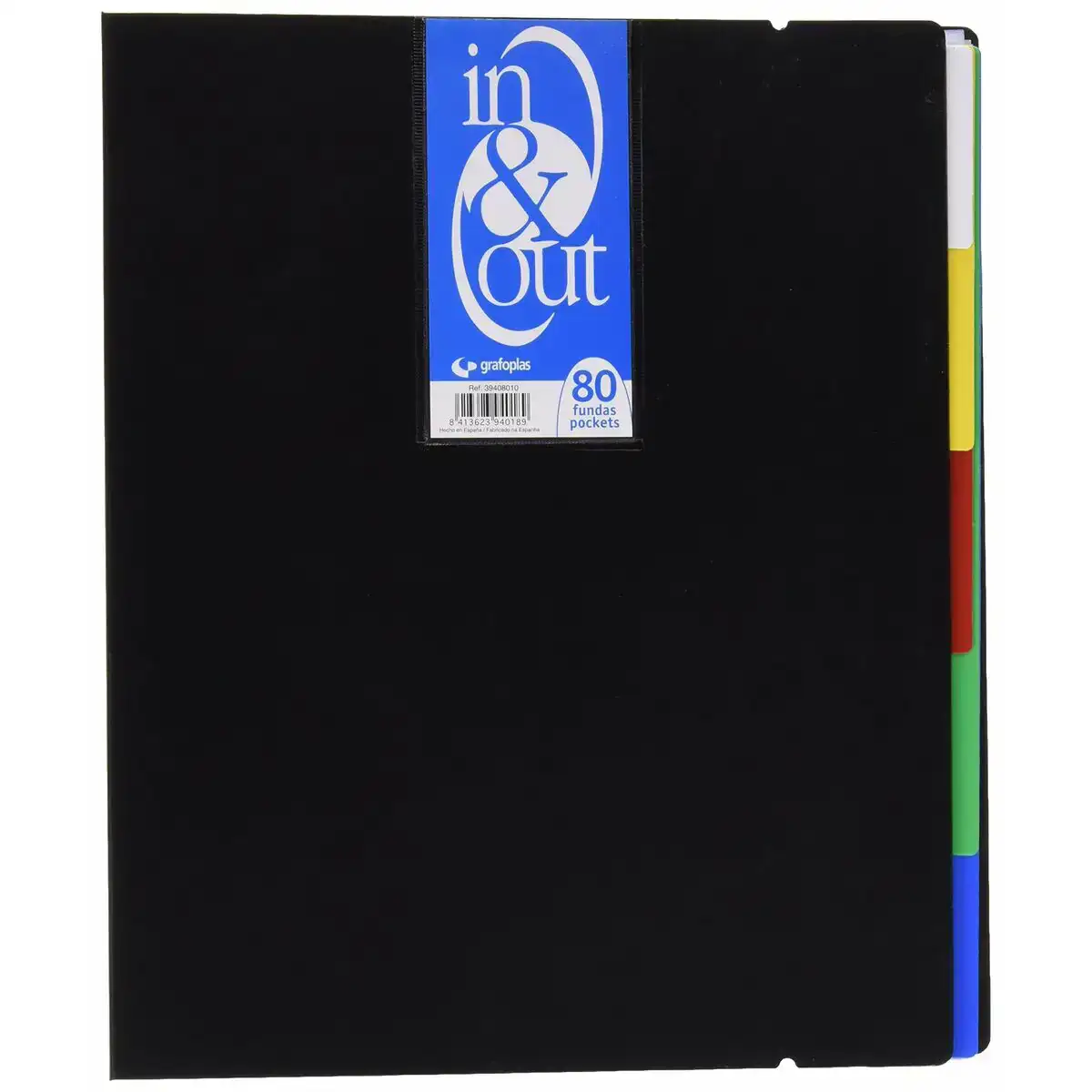 Classeur grafoplas in out 80 housses noir spirale_5638. Bienvenue chez DIAYTAR COTE D'IVOIRE - Où le Shopping Rencontre la Qualité. Explorez notre sélection soigneusement conçue et trouvez des produits qui définissent le luxe abordable.