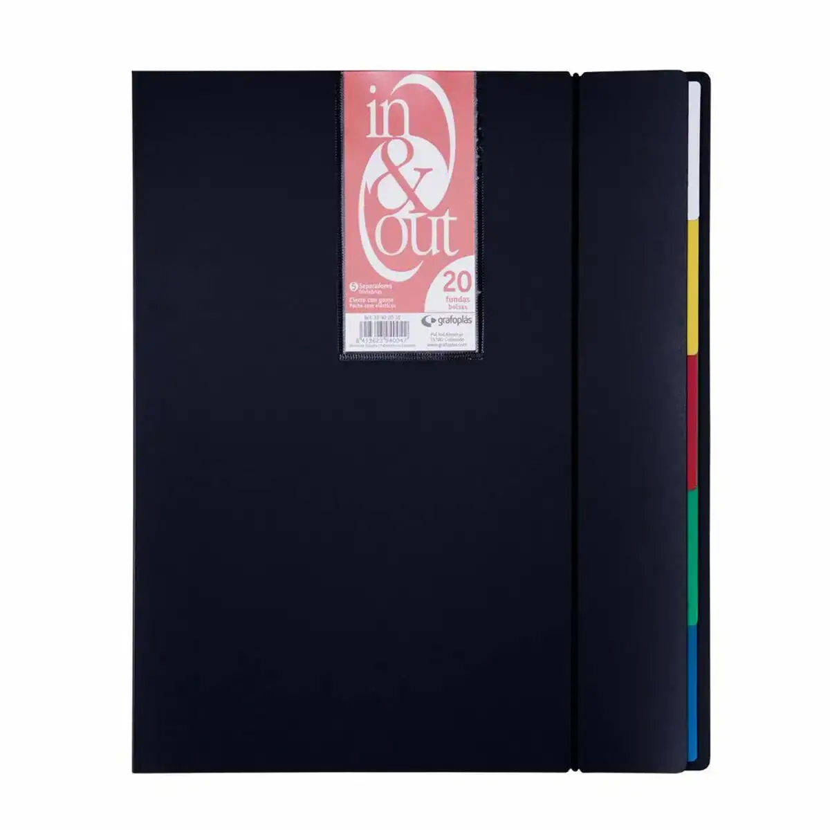 Classeur grafoplas in out noir_7310. DIAYTAR COTE D'IVOIRE - Votre Destination Shopping pour Tous. Parcourez notre boutique en ligne et découvrez une variété de produits pour satisfaire tous vos besoins et désirs.