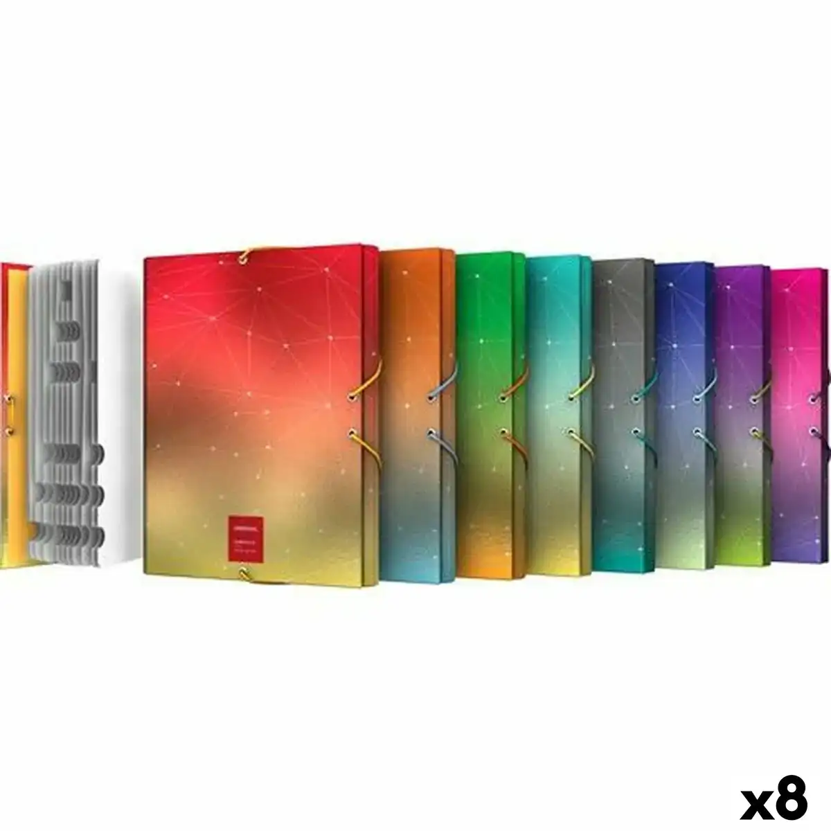 Classeur grafoplas multicouleur metallique accordeon 8 unites din a4_2542. Bienvenue chez DIAYTAR COTE D'IVOIRE - Où Chaque Produit a son Histoire. Découvrez notre sélection unique et trouvez des articles qui racontent la richesse culturelle et artistique du Côte d'Ivoire.