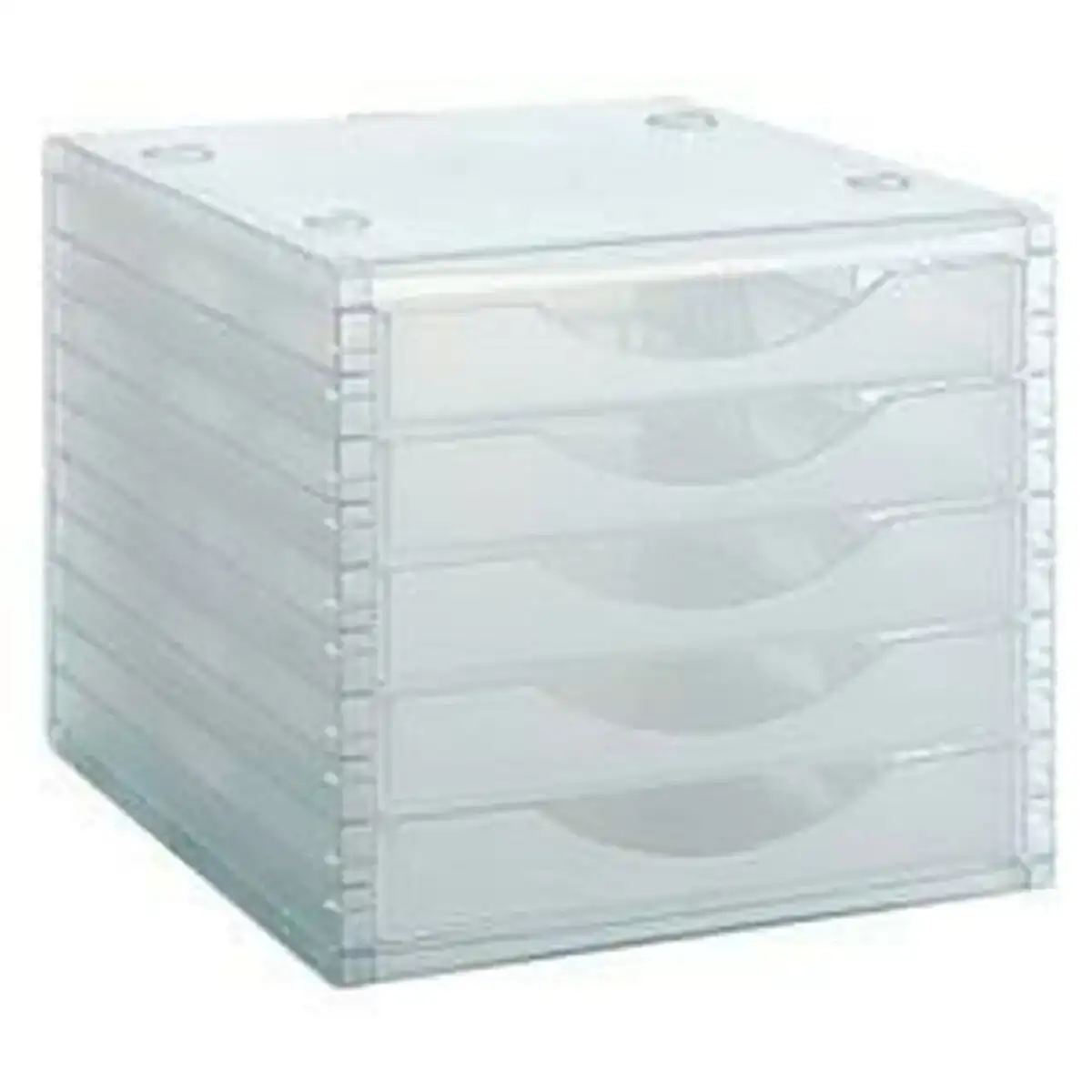 Classeur modulaire archivo 2000 archivotec 5 tiroirs translucide 34 x 27 x 26 cm _6254. DIAYTAR COTE D'IVOIRE - Où l'Élégance Rencontre l'Authenticité. Naviguez à travers notre boutique en ligne et choisissez des produits qui incarnent le style et la tradition du Côte d'Ivoire.